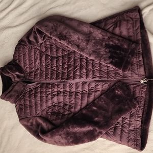 Fleece and puffer jacket